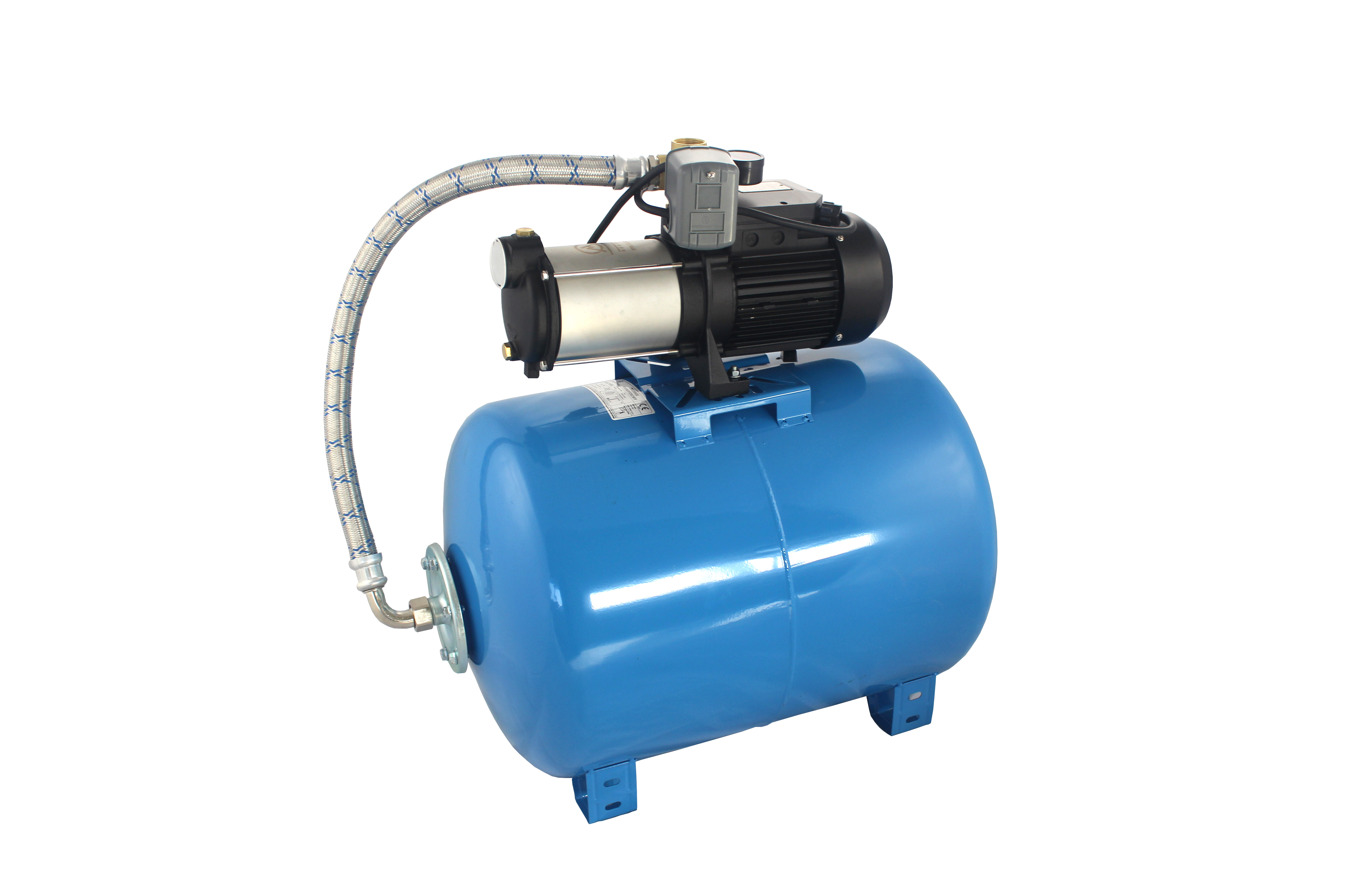 Wasserpumpe Hauswasserwerk 1100W 230V 24-100L Speicher Kessel