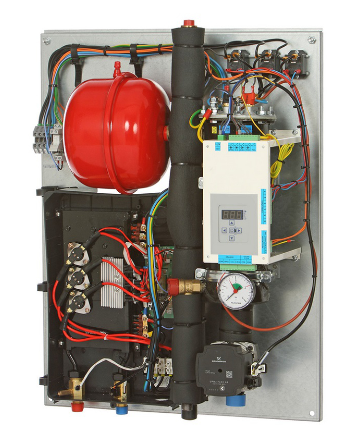 Chaudière électrique pour CC + ECS, Vénus 12kW 400V avec mini chauffe eau  instantané 18KW - Proachats